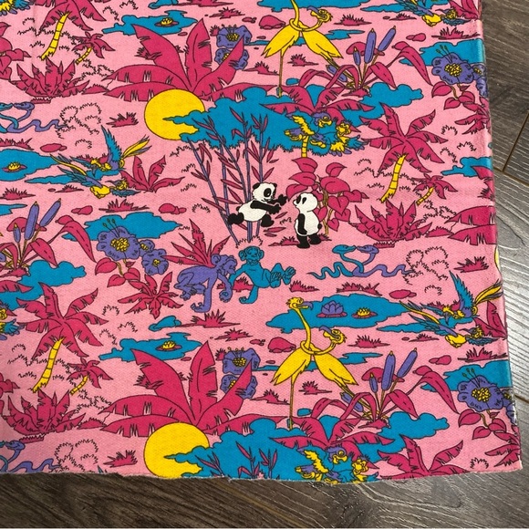 Vintage Material fabric piece Panda bears ,
Monkeys jungle sweatshirt material - Picture 3 of 8